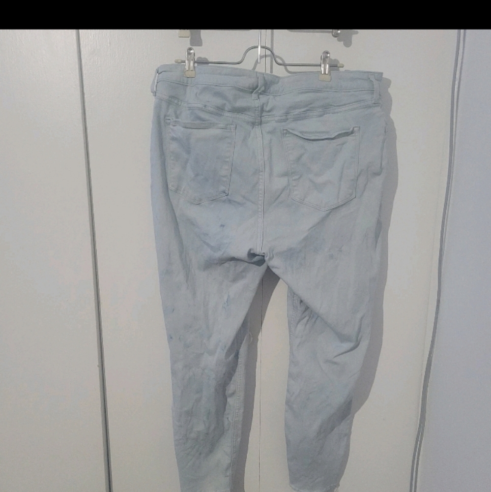 Old Navy Light Blue Rockstar Jeans - Picture 4 of 7